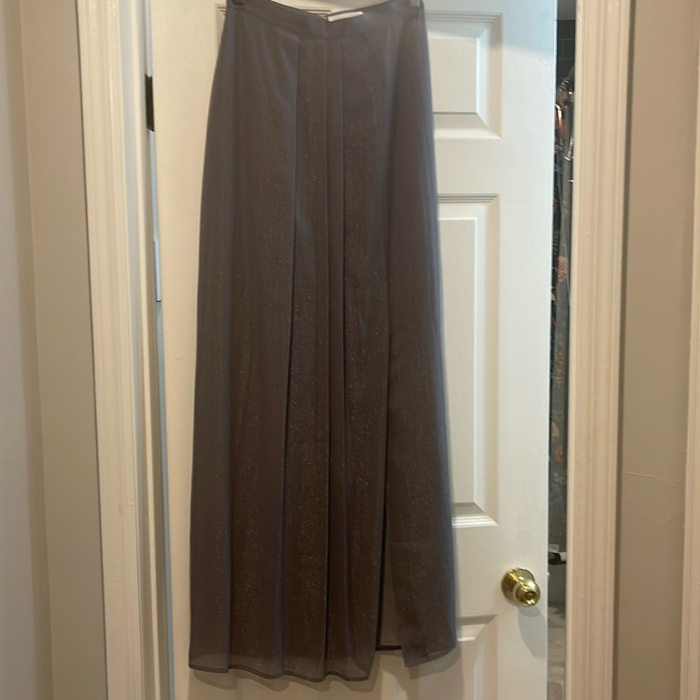 Reiss Silver Long Skirt